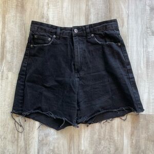 Glassons black jean shorts